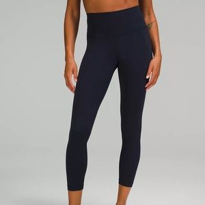 Navy Wunder Unders 25” size 4